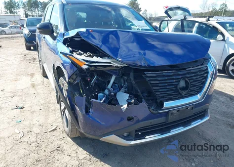 2021 Nissan Rogue Platinum Intelligent Awd из США, поврежденный, VIN JN8AT3DD7MW305884